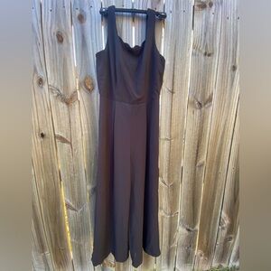 Women’s black sleeveless Monteau romper
